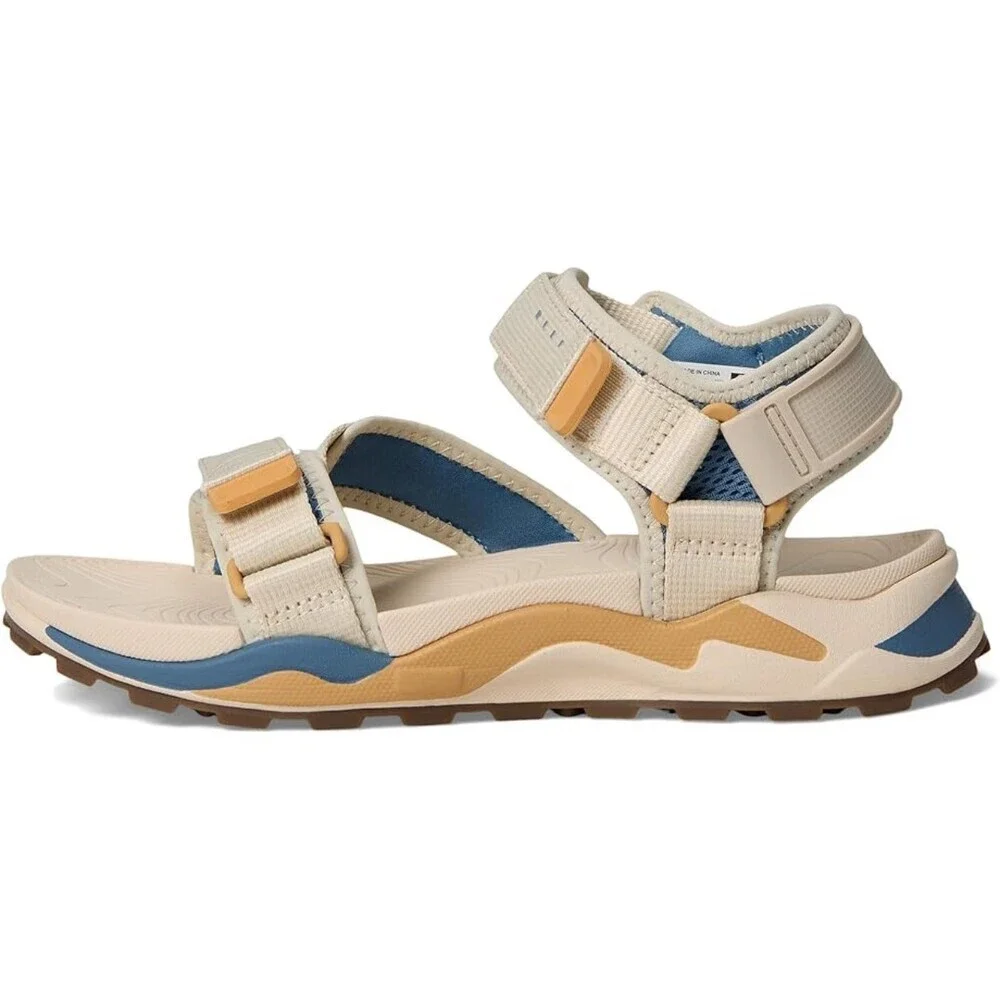 Reef Cross Shore Sandals Men's 12 Tan Wheat Open Toe Adjustable Strap ZOGG1795